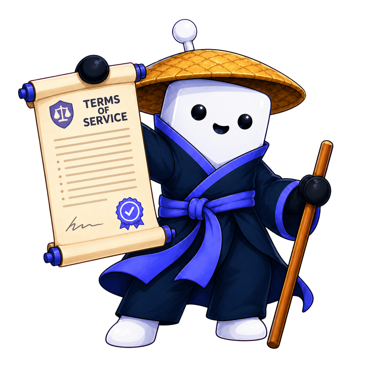 Boostly terms mascot